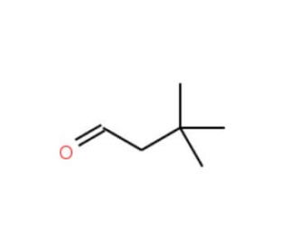 3,3-Dimethylbutyraldehyde (CAS 2987-16-8) - chemical structure image