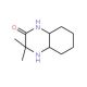 3,3-Dimethyloctahydroquinoxalin-2(1H)-one (CAS 99976-77-9) - chemical structure image