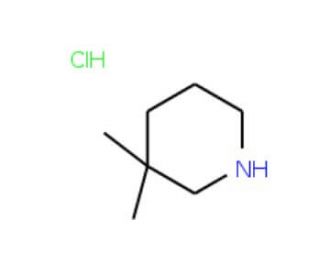 3,3-Dimethylpiperidine hydrochloride (CAS 27832-58-2) - chemical structure image