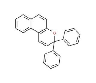 3,3-Diphenyl-3H-naphtho[2,1-b]pyran (CAS 4222-20-2) - chemical structure image