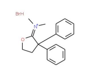(3,3-Diphenyldihydrofuran-2-ylidine)-dimethylammonium bromide (CAS 37743-18-3) - chemical structure image