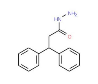 3,3-Diphenylpropanohydrazide (CAS 58973-41-4) - chemical structure image