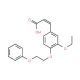 3-[3-Ethoxy-4-(2-phenoxy-ethoxy)-phenyl]-acrylic acid - chemical structure image