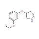 3-(3-Ethoxyphenoxy)pyrrolidine - chemical structure image