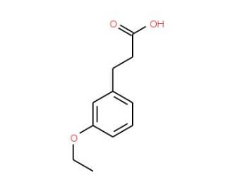 3-(3-Ethoxyphenyl)propionic acid (CAS 28945-89-3) - chemical structure image