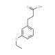 3-(3-Ethoxyphenyl)propionic acid (CAS 28945-89-3) - chemical structure image
