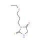 3-(3-ethoxypropyl)-2-mercapto-3,5-dihydro-4H-imidazol-4-one - chemical structure image