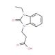 3-(3-ethyl-2-oxo-2,3-dihydro-1H-benzimidazol-1-yl)propanoic acid - chemical structure image