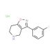 3-(3-Fluoro-phenyl)-4,5,6,7-tetrahydro-isoxazolo-[4,5-c]pyridine hydrochloride - chemical structure image