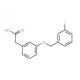 3-(3-Fluorobenzyloxy)phenylacetic acid (CAS 902836-26-4) - chemical structure image