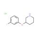 3-(3-Fluorophenoxy)piperidine hydrochloride - chemical structure image