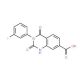 3-(3-fluorophenyl)-2,4-dioxo-1,2,3,4-tetrahydroquinazoline-7-carboxylic acid - chemical structure image