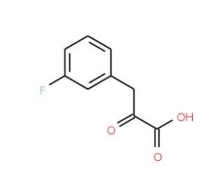 3-(3-fluorophenyl)-2-oxopropanoic acid - chemical structure image