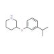 3-(3-Isopropylphenoxy)piperidine (CAS 946714-41-6) - chemical structure image