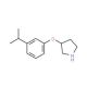 3-(3-Isopropylphenoxy)pyrrolidine - chemical structure image