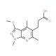 3-(3-methoxy-1,4,6-trimethyl-1H-pyrazolo[3,4-b]pyridin-5-yl)propanoic acid - chemical structure image