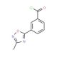 3-(3-Methyl-1,2,4-oxadiazol-5-yl)benzoyl chloride (CAS 915707-46-9) - chemical structure image