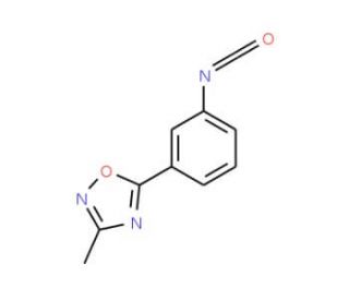 3-(3-Methyl-1,2,4-oxadiazol-5-yl)phenyl isocyanate (CAS 926921-56-4) - chemical structure image