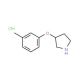 3-(3-Methylphenoxy)pyrrolidine hydrochloride - chemical structure image