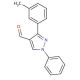 3-(3-methylphenyl)-1-phenyl-1H-pyrazole-4-carbaldehyde - chemical structure image