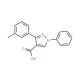 3-(3-methylphenyl)-1-phenyl-1H-pyrazole-4-carboxylic acid - chemical structure image