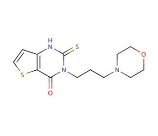 3-[3-(morpholin-4-yl)propyl]-2-sulfanyl-3H,4H-thieno[3,2-d]pyrimidin-4-one - chemical structure image