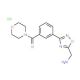 {3-[3-(Morpholin-4-ylcarbonyl)phenyl]-1,2,4-oxadiazol-5-yl}methylamine hydrochloride - chemical structure image