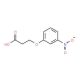 3-(3-nitrophenoxy)propanoic acid (CAS 91004-46-5) - chemical structure image
