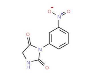 3-(3-nitrophenyl)imidazolidine-2,4-dione - chemical structure image