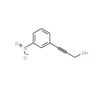 3-(3-Nitrophenyl)prop-2-yn-1-ol (CAS 103606-71-9) - chemical structure image