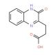 3-(3-Oxo-3,4-dihydro-quinoxalin-2-yl)-propionic acid (CAS 7712-28-9) - chemical structure image