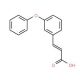 3-(3-Phenoxyphenyl)acrylic acid (CAS 77124-20-0) - chemical structure image