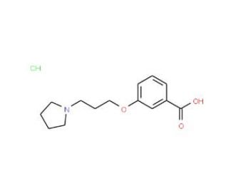 3-(3-Pyrrolidin-1-yl-propoxy)-benzoic acid hydrochloride - chemical structure image