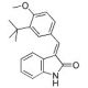 3-(3-tert-Butyl-4-methoxybenzylidenyl)indolin-2-one (CAS 293302-19-9) - chemical structure image