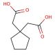 3,3-Tetramethyleneglutaric acid (CAS 16713-66-9) - chemical structure image