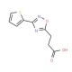 3-(3-thien-2-yl-1,2,4-oxadiazol-5-yl)propanoic acid - chemical structure image
