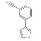 3-(3-Thienyl)benzonitrile (CAS 870703-81-4) - chemical structure image