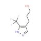 3-[3-(Trifluoromethyl)-1H-pyrazol-4-yl]-1-propanol - chemical structure image