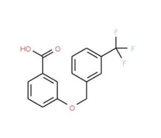 3-{[3-(Trifluoromethyl)benzyl]oxy}benzoic acid - chemical structure image