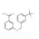 3-{[3-(Trifluoromethyl)benzyl]oxy}benzoic acid - chemical structure image