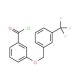 3-{[3-(trifluoromethyl)benzyl]oxy}benzoyl chloride - chemical structure image
