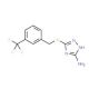 3-{[3-(Trifluoromethyl)benzyl]sulfanyl}-1H-1,2,4-triazol-5-amine - chemical structure image