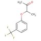 3-[3-(Trifluoromethyl)phenoxy]-2-butanone - chemical structure image