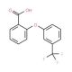 3-[3-(trifluoromethyl)phenoxy]benzoic acid (CAS 6641-59-4) - chemical structure image