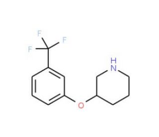 3-[3-(Trifluoromethyl)phenoxy]piperidine (CAS 946759-18-8) - chemical structure image