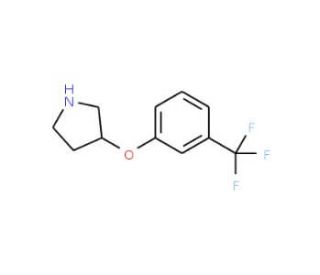 3-[3-(Trifluoromethyl)phenoxy]pyrrolidine - chemical structure image