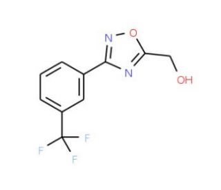 {3-[3-(Trifluoromethyl)phenyl]-1,2,4-oxadiazol-5-yl}methanol - chemical structure image