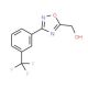 {3-[3-(Trifluoromethyl)phenyl]-1,2,4-oxadiazol-5-yl}methanol - chemical structure image
