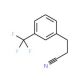 3-[3-(Trifluoromethyl)phenyl]propanenitrile (CAS 95096-06-3) - chemical structure image