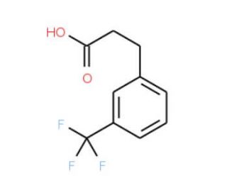 3-[3-(Trifluoromethyl)phenyl]propanoic acid (CAS 585-50-2) - chemical structure image